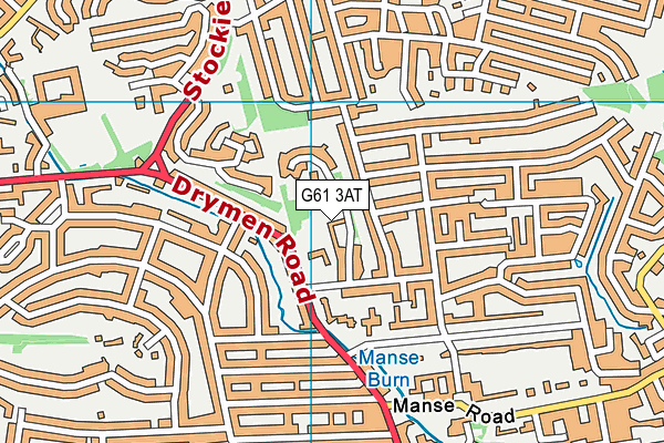 G61 3AT map - OS VectorMap District (Ordnance Survey) G61 3AT map - OS VectorMap District (Ordnance Survey)
