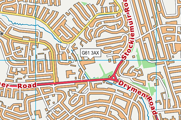 G61 3AX map - OS VectorMap District (Ordnance Survey) G61 3AX map - OS VectorMap District (Ordnance Survey)