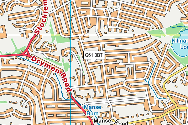 G61 3BT map - OS VectorMap District (Ordnance Survey) G61 3BT map - OS VectorMap District (Ordnance Survey)