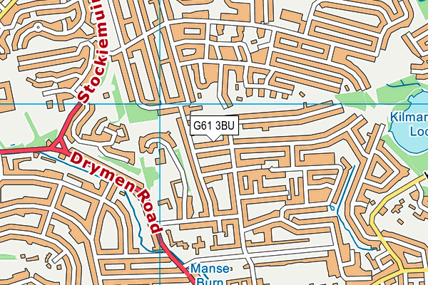 G61 3BU map - OS VectorMap District (Ordnance Survey) G61 3BU map - OS VectorMap District (Ordnance Survey)