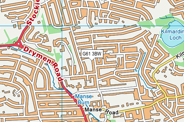 G61 3BW map - OS VectorMap District (Ordnance Survey) G61 3BW map - OS VectorMap District (Ordnance Survey)