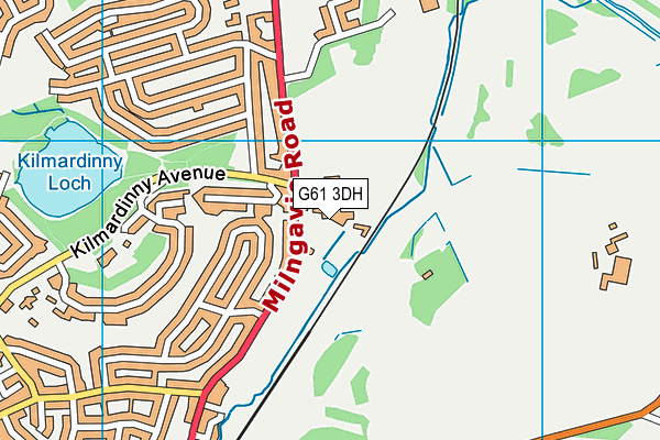 G61 3DH map - OS VectorMap District (Ordnance Survey) G61 3DH map - OS VectorMap District (Ordnance Survey)