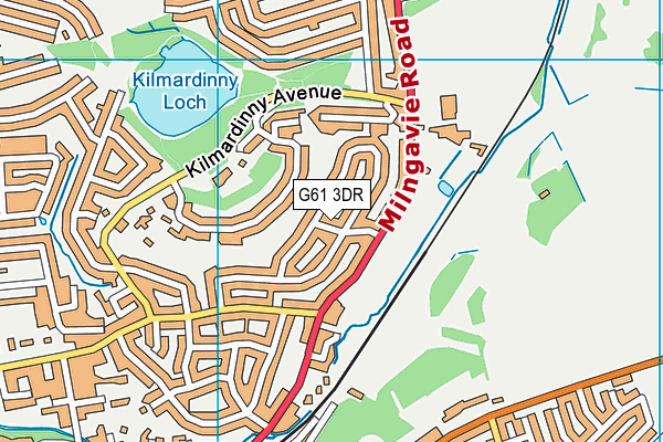G61 3DR map - OS VectorMap District (Ordnance Survey) G61 3DR map - OS VectorMap District (Ordnance Survey)
