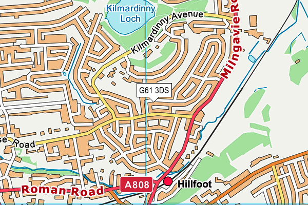 G61 3DS map - OS VectorMap District (Ordnance Survey) G61 3DS map - OS VectorMap District (Ordnance Survey)