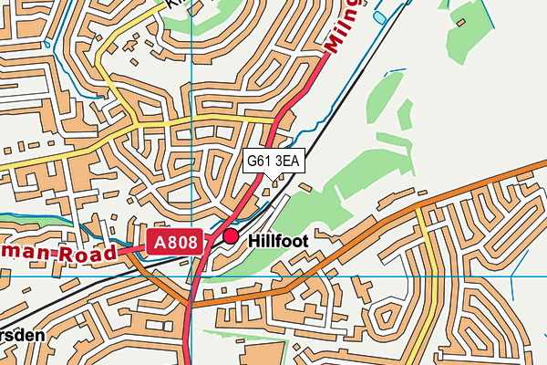 G61 3EA map - OS VectorMap District (Ordnance Survey) G61 3EA map - OS VectorMap District (Ordnance Survey)