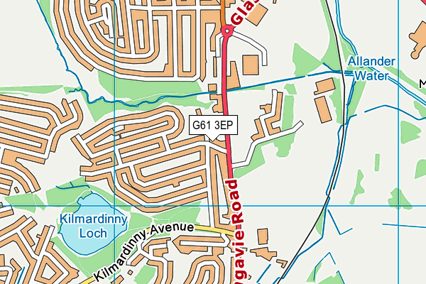 G61 3EP map - OS VectorMap District (Ordnance Survey) G61 3EP map - OS VectorMap District (Ordnance Survey)