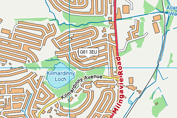 G61 3EU map - OS VectorMap District (Ordnance Survey) G61 3EU map - OS VectorMap District (Ordnance Survey)