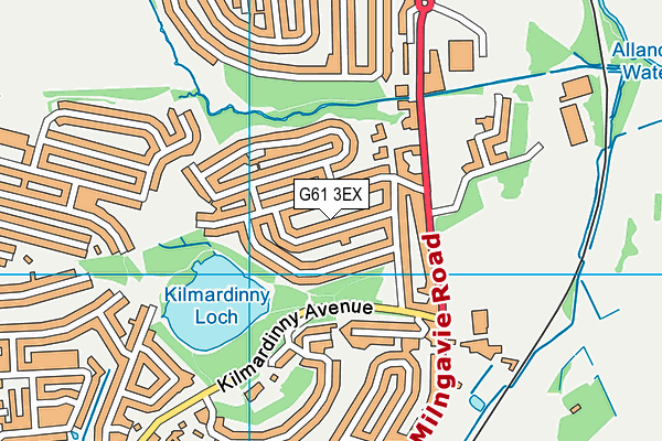 G61 3EX map - OS VectorMap District (Ordnance Survey) G61 3EX map - OS VectorMap District (Ordnance Survey)