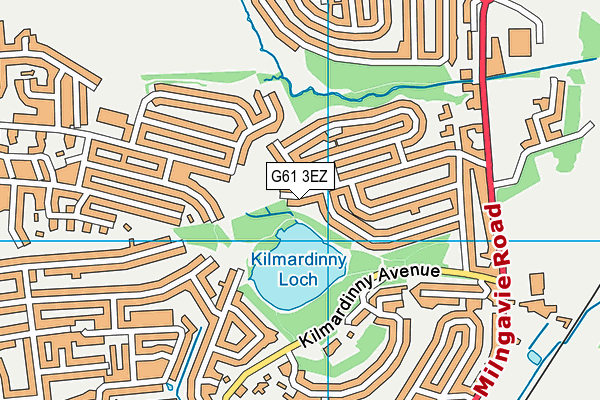 G61 3EZ map - OS VectorMap District (Ordnance Survey) G61 3EZ map - OS VectorMap District (Ordnance Survey)