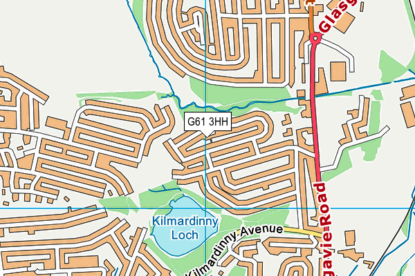 G61 3HH map - OS VectorMap District (Ordnance Survey) G61 3HH map - OS VectorMap District (Ordnance Survey)