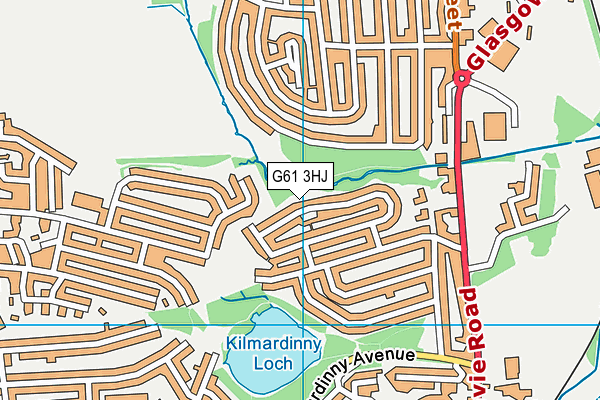 G61 3HJ map - OS VectorMap District (Ordnance Survey) G61 3HJ map - OS VectorMap District (Ordnance Survey)