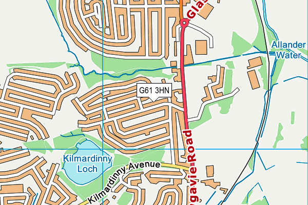 G61 3HN map - OS VectorMap District (Ordnance Survey) G61 3HN map - OS VectorMap District (Ordnance Survey)