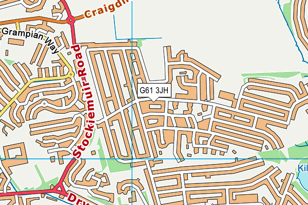 G61 3JH map - OS VectorMap District (Ordnance Survey) G61 3JH map - OS VectorMap District (Ordnance Survey)