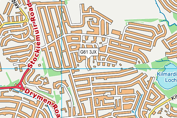 G61 3JX map - OS VectorMap District (Ordnance Survey) G61 3JX map - OS VectorMap District (Ordnance Survey)
