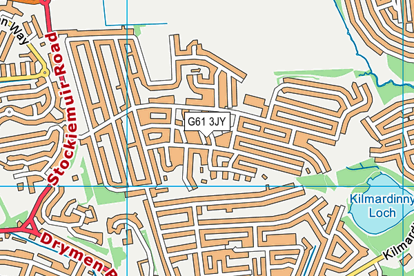 G61 3JY map - OS VectorMap District (Ordnance Survey) G61 3JY map - OS VectorMap District (Ordnance Survey)