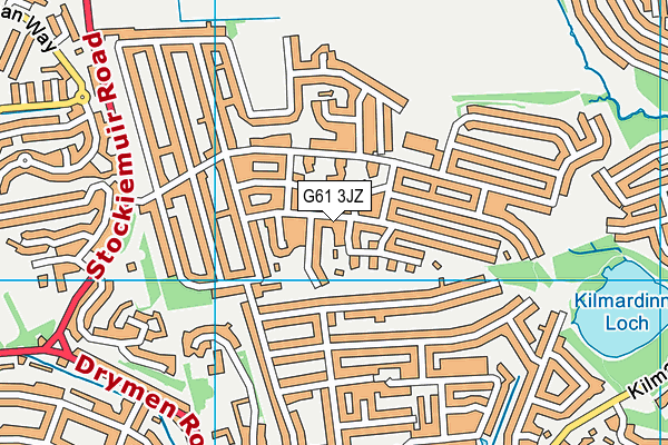 G61 3JZ map - OS VectorMap District (Ordnance Survey) G61 3JZ map - OS VectorMap District (Ordnance Survey)