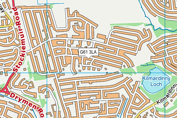 G61 3LA map - OS VectorMap District (Ordnance Survey) G61 3LA map - OS VectorMap District (Ordnance Survey)
