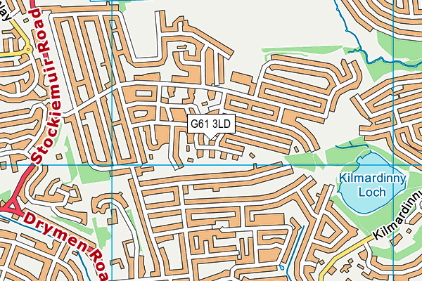 G61 3LD map - OS VectorMap District (Ordnance Survey) G61 3LD map - OS VectorMap District (Ordnance Survey)