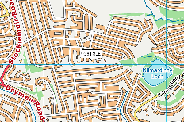 G61 3LE map - OS VectorMap District (Ordnance Survey) G61 3LE map - OS VectorMap District (Ordnance Survey)
