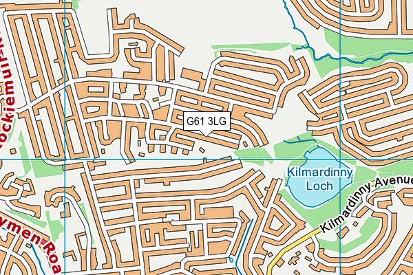 G61 3LG map - OS VectorMap District (Ordnance Survey) G61 3LG map - OS VectorMap District (Ordnance Survey)