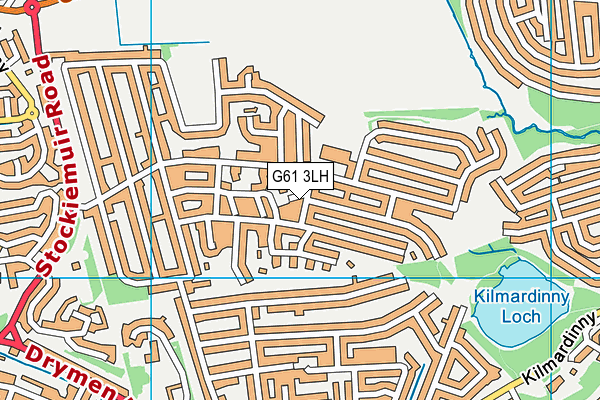 G61 3LH map - OS VectorMap District (Ordnance Survey) G61 3LH map - OS VectorMap District (Ordnance Survey)