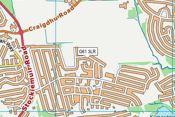 G61 3LR map - OS VectorMap District (Ordnance Survey) G61 3LR map - OS VectorMap District (Ordnance Survey)
