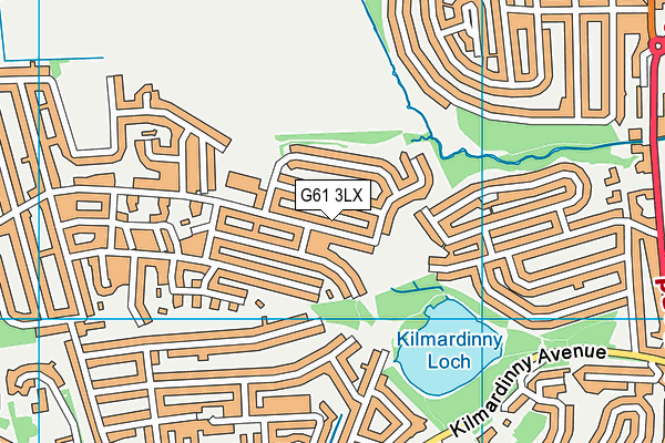 G61 3LX map - OS VectorMap District (Ordnance Survey) G61 3LX map - OS VectorMap District (Ordnance Survey)