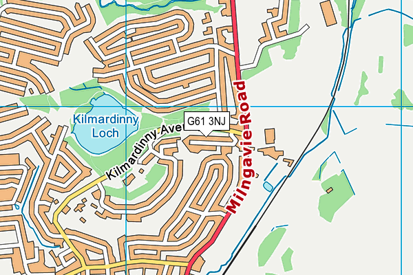 G61 3NJ map - OS VectorMap District (Ordnance Survey) G61 3NJ map - OS VectorMap District (Ordnance Survey)