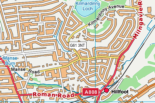 G61 3NT map - OS VectorMap District (Ordnance Survey) G61 3NT map - OS VectorMap District (Ordnance Survey)
