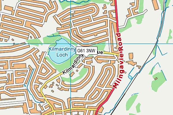 G61 3NW map - OS VectorMap District (Ordnance Survey) G61 3NW map - OS VectorMap District (Ordnance Survey)