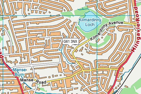 G61 3NX map - OS VectorMap District (Ordnance Survey) G61 3NX map - OS VectorMap District (Ordnance Survey)