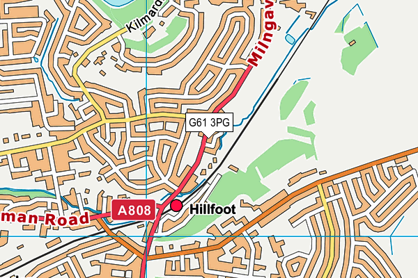 G61 3PG map - OS VectorMap District (Ordnance Survey) G61 3PG map - OS VectorMap District (Ordnance Survey)