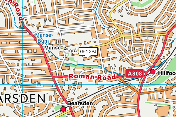 G61 3PJ map - OS VectorMap District (Ordnance Survey) G61 3PJ map - OS VectorMap District (Ordnance Survey)
