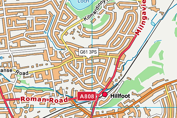 G61 3PS map - OS VectorMap District (Ordnance Survey) G61 3PS map - OS VectorMap District (Ordnance Survey)
