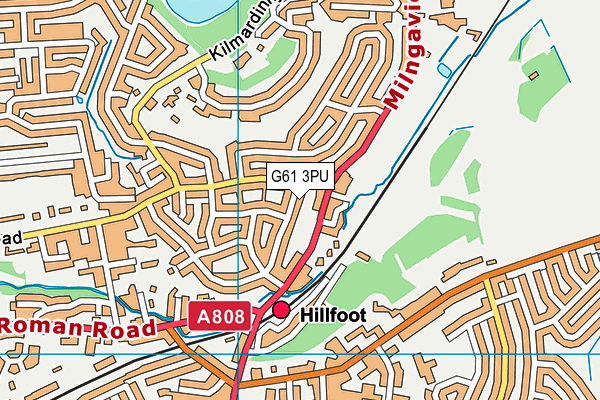 G61 3PU map - OS VectorMap District (Ordnance Survey) G61 3PU map - OS VectorMap District (Ordnance Survey)