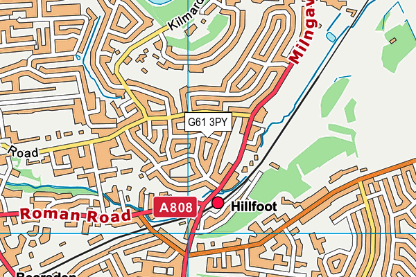 G61 3PY map - OS VectorMap District (Ordnance Survey) G61 3PY map - OS VectorMap District (Ordnance Survey)