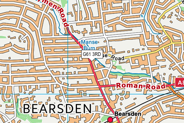 G61 3RD map - OS VectorMap District (Ordnance Survey) G61 3RD map - OS VectorMap District (Ordnance Survey)