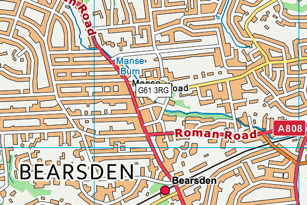 G61 3RG map - OS VectorMap District (Ordnance Survey) G61 3RG map - OS VectorMap District (Ordnance Survey)