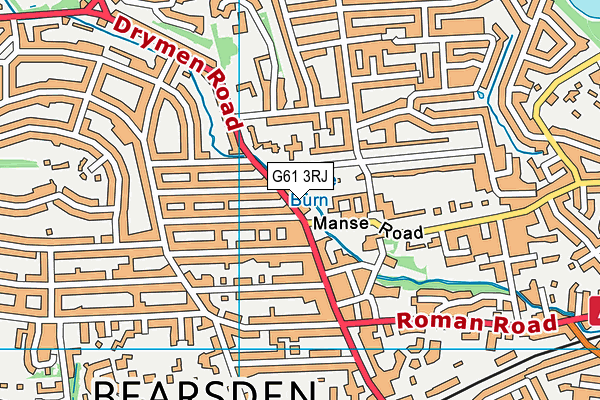 G61 3RJ map - OS VectorMap District (Ordnance Survey) G61 3RJ map - OS VectorMap District (Ordnance Survey)