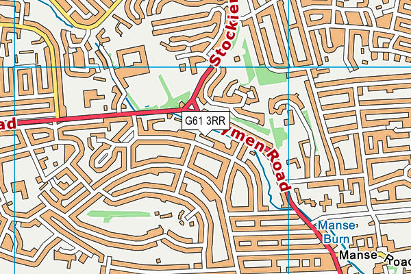 G61 3RR map - OS VectorMap District (Ordnance Survey) G61 3RR map - OS VectorMap District (Ordnance Survey)