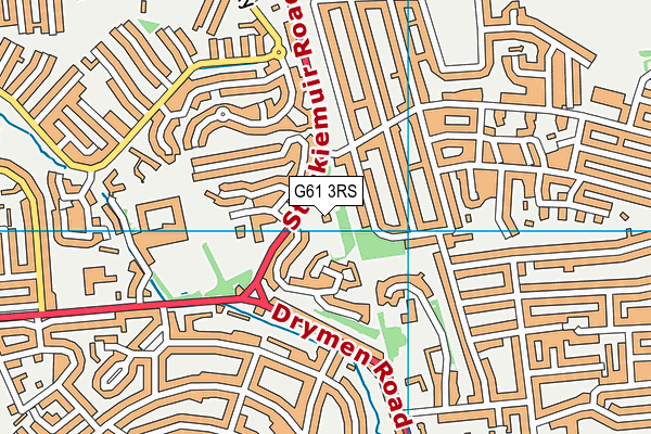 G61 3RS map - OS VectorMap District (Ordnance Survey) G61 3RS map - OS VectorMap District (Ordnance Survey)