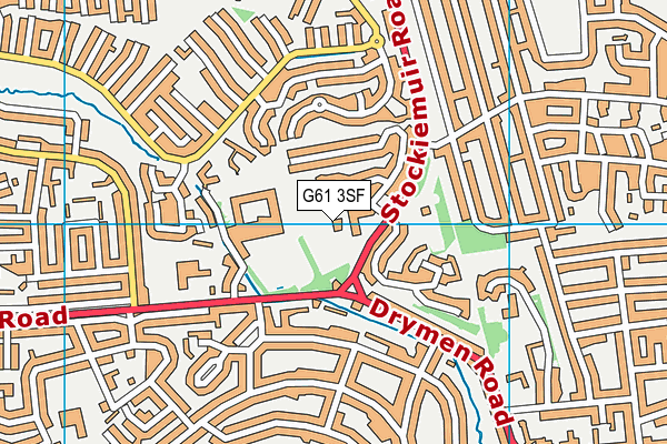 G61 3SF map - OS VectorMap District (Ordnance Survey) G61 3SF map - OS VectorMap District (Ordnance Survey)
