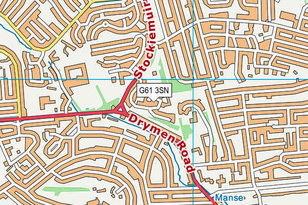 G61 3SN map - OS VectorMap District (Ordnance Survey) G61 3SN map - OS VectorMap District (Ordnance Survey)