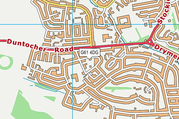 G61 4DG map - OS VectorMap District (Ordnance Survey) G61 4DG map - OS VectorMap District (Ordnance Survey)