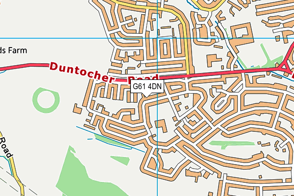 G61 4DN map - OS VectorMap District (Ordnance Survey) G61 4DN map - OS VectorMap District (Ordnance Survey)