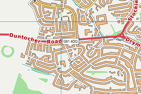 G61 4DQ map - OS VectorMap District (Ordnance Survey) G61 4DQ map - OS VectorMap District (Ordnance Survey)