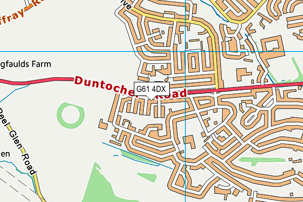 G61 4DX map - OS VectorMap District (Ordnance Survey) G61 4DX map - OS VectorMap District (Ordnance Survey)