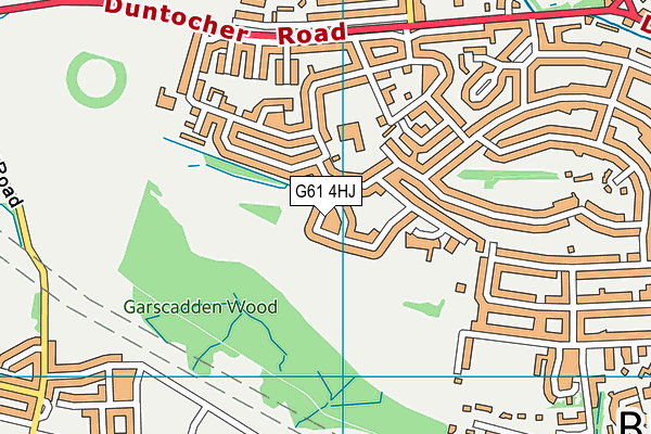 G61 4HJ map - OS VectorMap District (Ordnance Survey) G61 4HJ map - OS VectorMap District (Ordnance Survey)