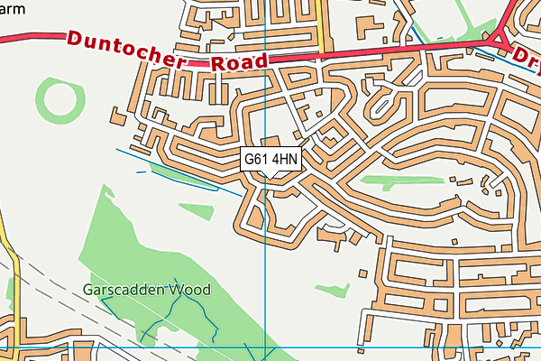G61 4HN map - OS VectorMap District (Ordnance Survey) G61 4HN map - OS VectorMap District (Ordnance Survey)