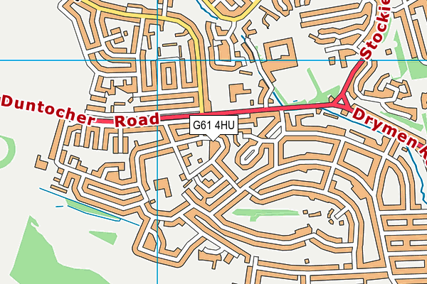 G61 4HU map - OS VectorMap District (Ordnance Survey) G61 4HU map - OS VectorMap District (Ordnance Survey)